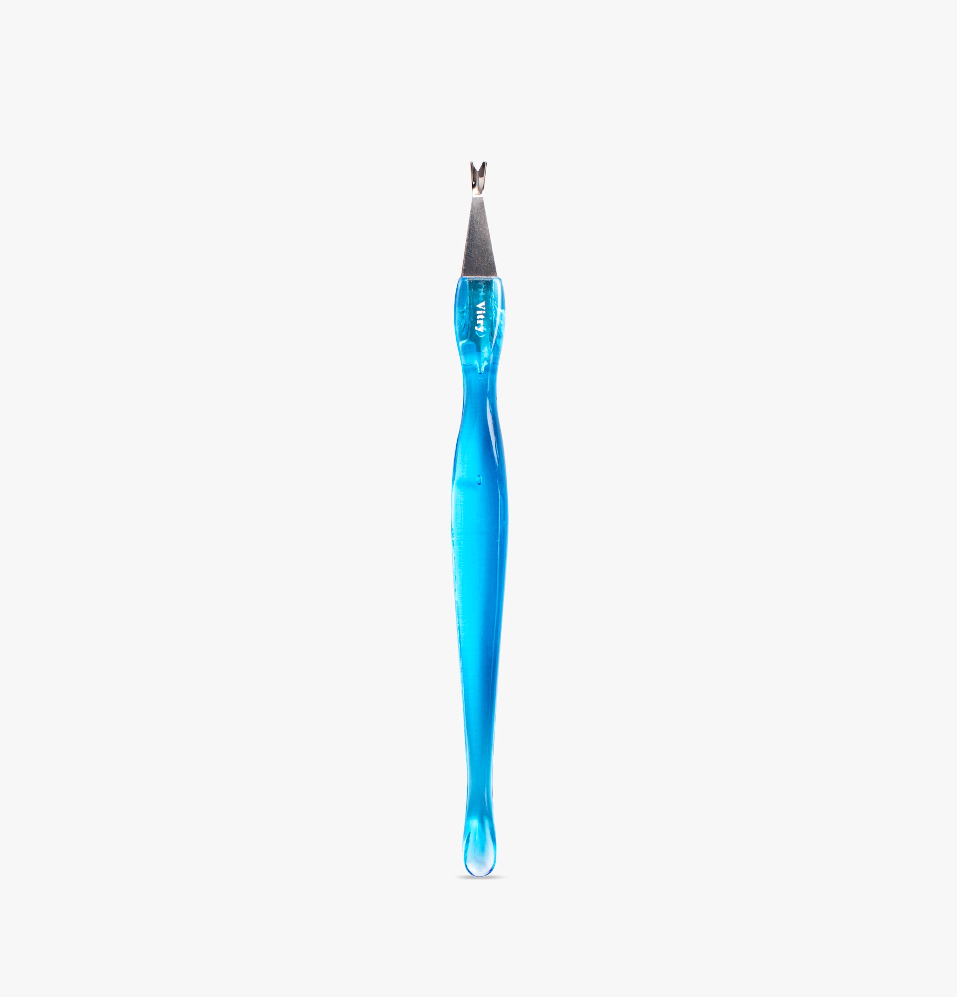 Coupe-peaux 2 en 1 Vitry en acier inoxydable bleu – Réf. 6046ZBP