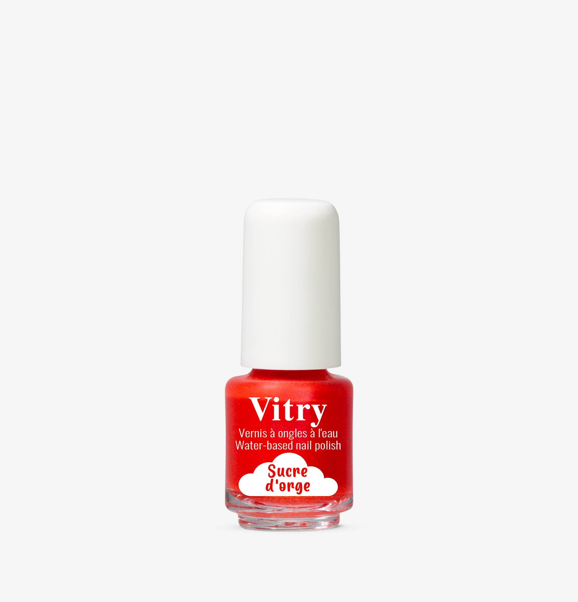 Flacon 4ml Vernis à l'Eau Sucre d'Orge. Réf. VEAU004