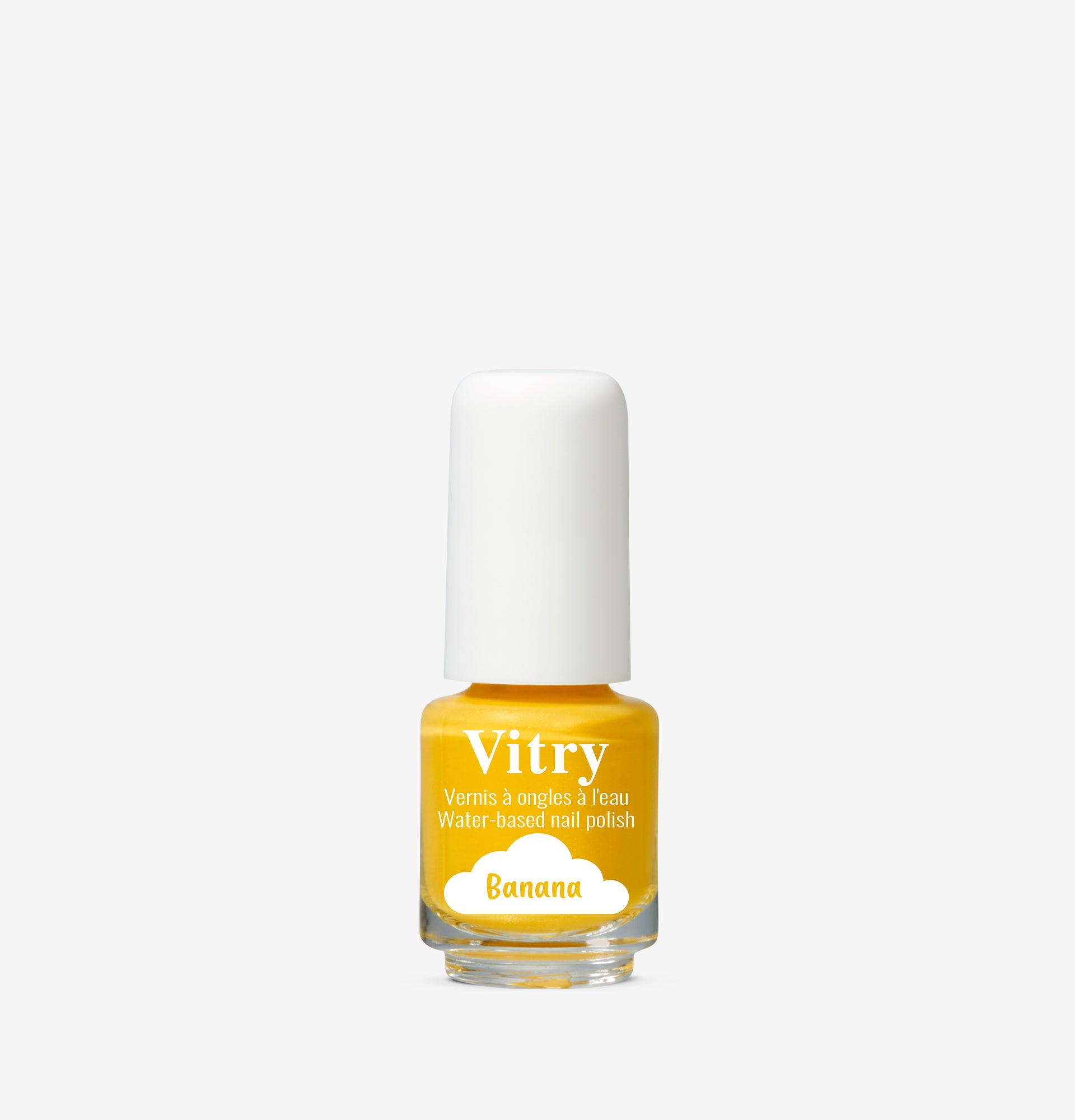 Flacon4ml Vernis à l'Eau Banana - Réf. VEAU006