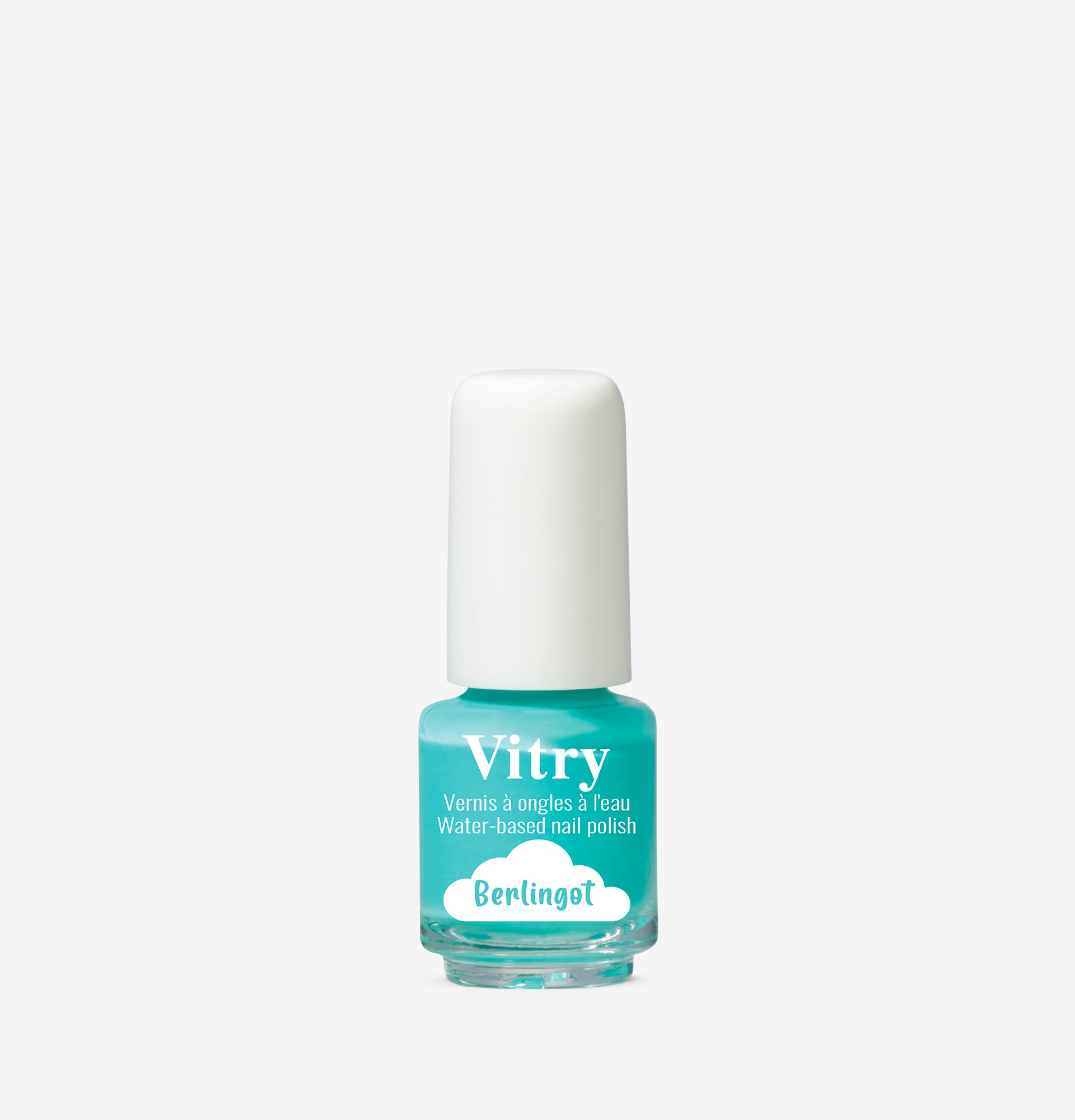 Flacon 4ml Vernis à l'eau Berlingot. Réf. VEAU007