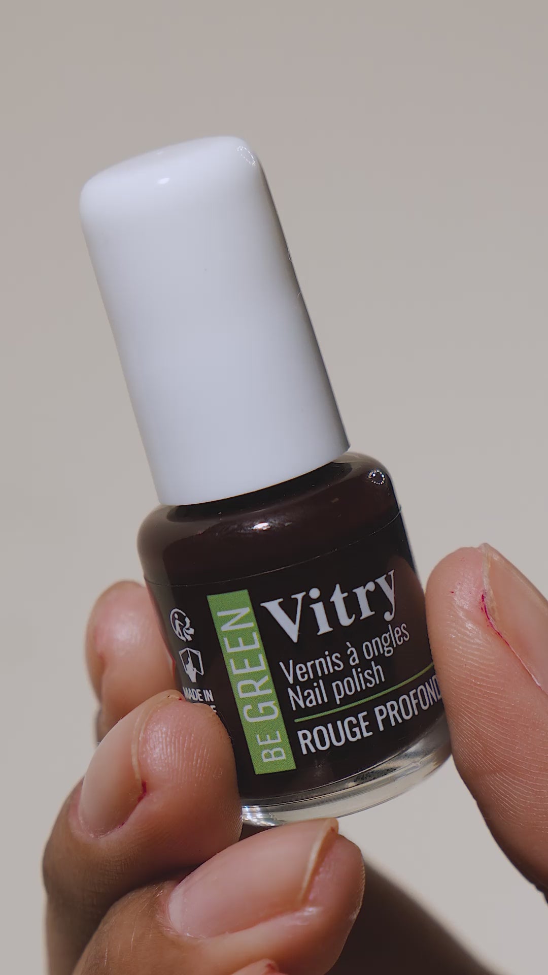 Deep Red Nail Polish